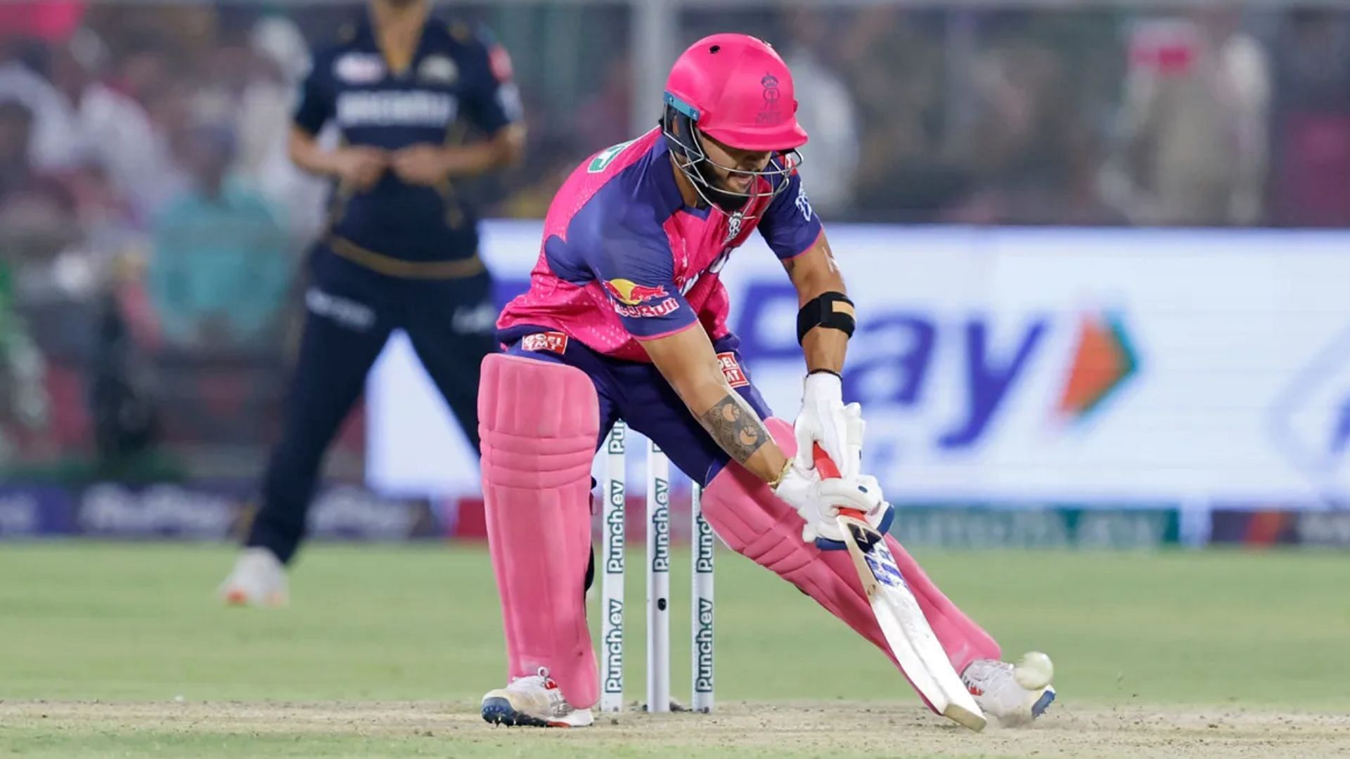 Riyan Parag in action (Credits: iplt20.com)